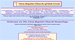 Desktop Screenshot of firstbaptistchurchoc.org